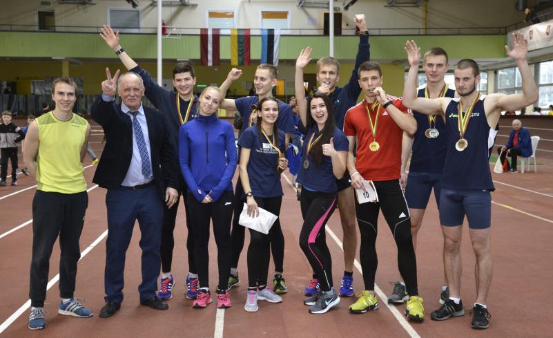 Tarptautinėse lengvosios atletikos varžybose VGTU studentai – antri