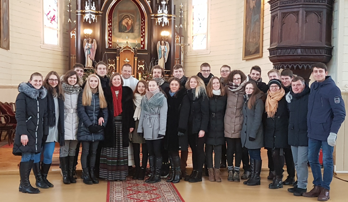 „Gabija“ gražia tradicija paminėjo buvusio choro vadovo gimtadienį