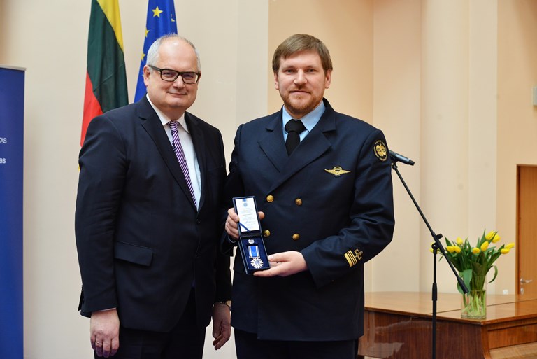 Dr. Dariui Rudinskui - apdovanojimas „Už nuopelnus Vilniaus Gedimino technikos universitetui“