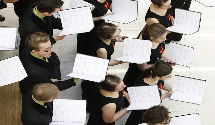 VGTU akademinis choras "Gabija" dalyvavo Nacionalinės Lietuvos bibliotekų savaitės renginyje: "Chorinės muzikos koncertas"