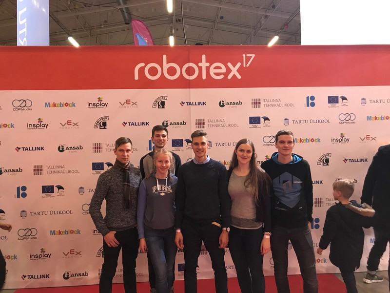 VGTU studentai – robotikos festivalyje „Robotex’17“ 