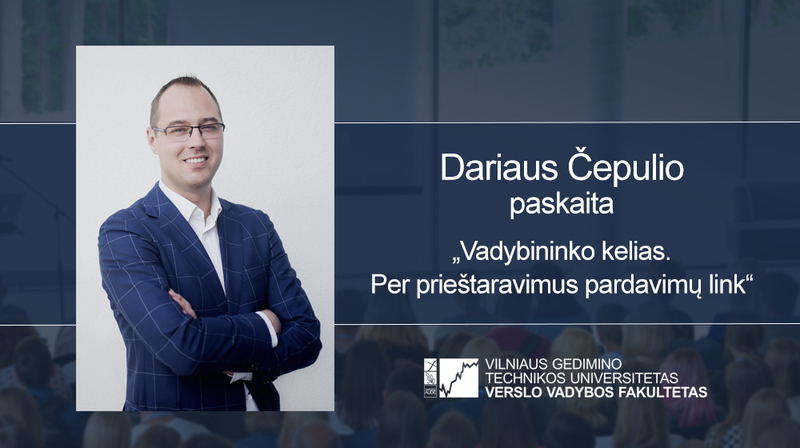 Vyks Dariaus Čepulio paskaita