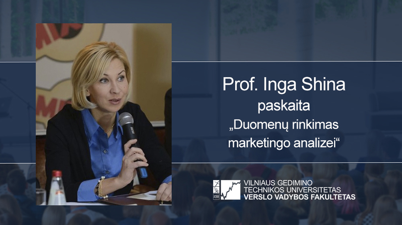 Vyks prof. Inga Shina paskaita