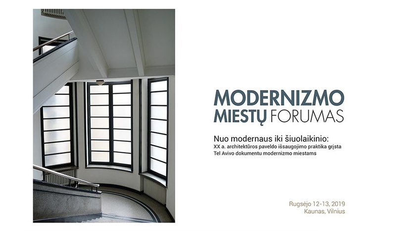 Diskutuoti kviečia Tarptautinis modernizmo miestų forumas