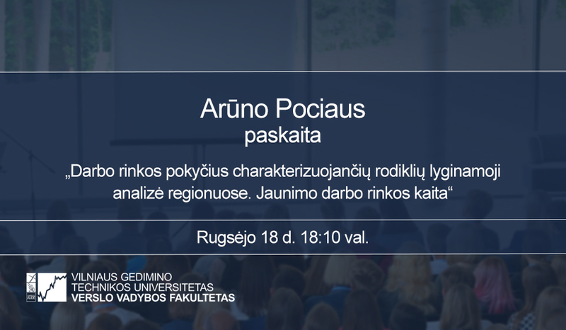 Vyks Arūno Pociaus paskaita