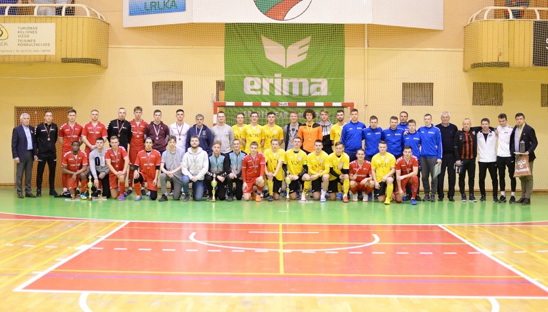 LSFL salės futbolo čempionato finale VGTU užėmė 4 vietą