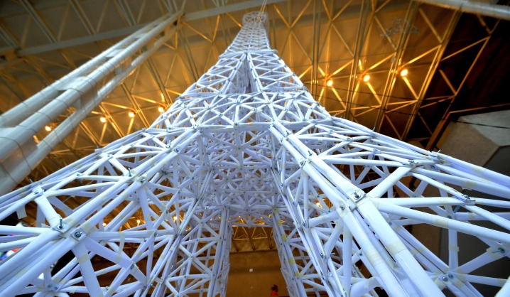 The Eiffel Tower opening ceremony